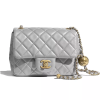 Chanel Black Sheepskin Metal Ball FLAP BAG Flap Bag - Image 3